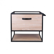 Тумба підвісна Qtap Taurus 600х580х437 Whitish oak QT2474TPT603WO