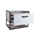 Тумба підвісна Qtap Taurus 700х476х469 White / Whitish oak зі стільницею QT2479TPT703WWO