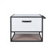 Тумба підвісна Qtap Taurus 700х476х469 White / Whitish oak зі стільницею QT2479TPT703WWO