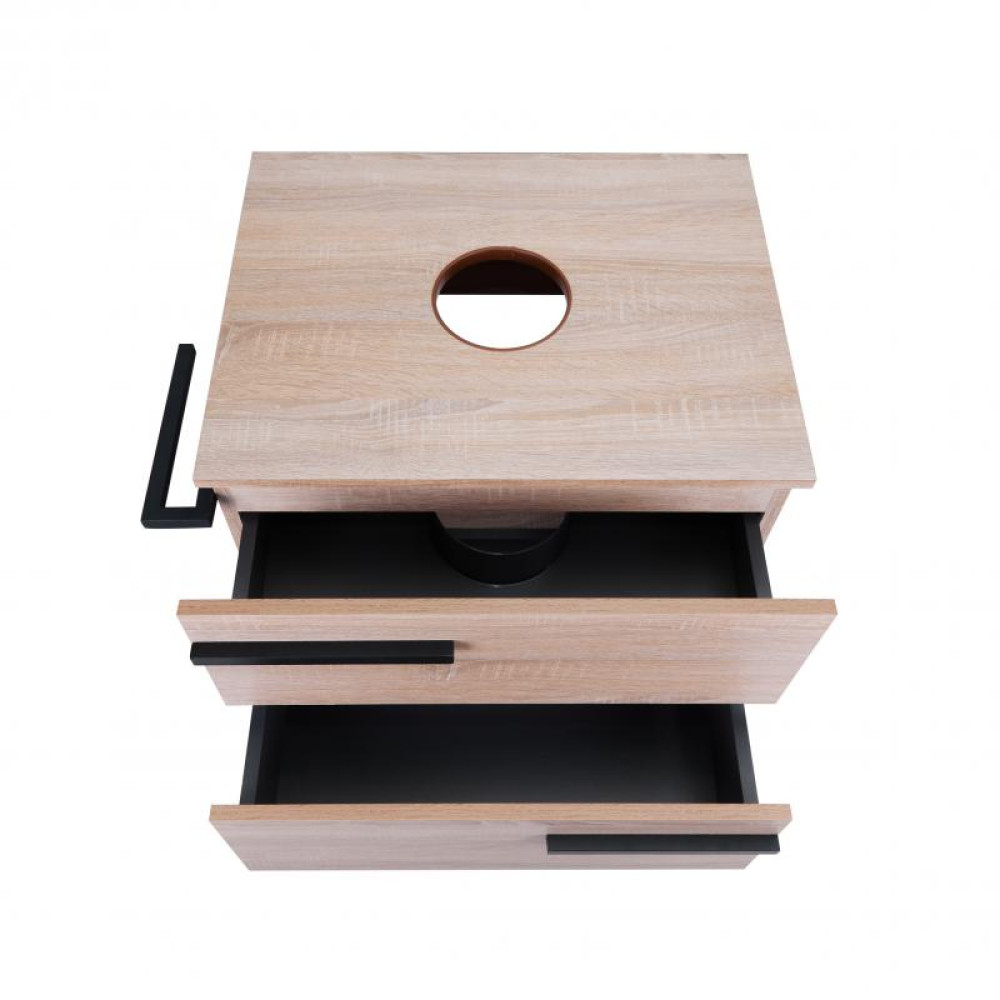 Тумба підлогова Qtap Taurus 690х720х470 Whitish oak зі стільницею QT2480TNT603WO