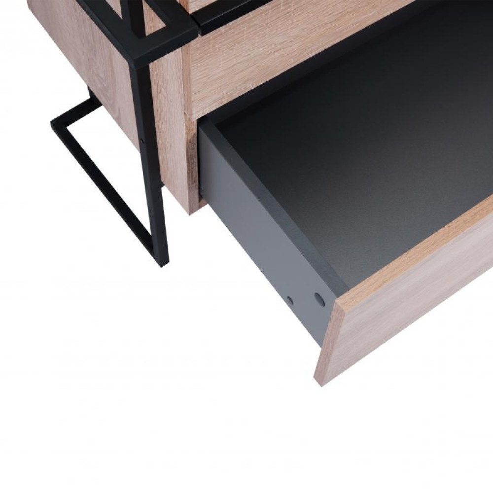 Тумба підлогова Qtap Taurus 690х720х470 Whitish oak зі стільницею QT2480TNT603WO