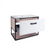 Комплект Qtap Taurus 600х580х437 White / Whitish oak тумба підвісна + раковина врізна QT2472TPT603WWO