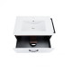 Комплект Qtap Taurus 600х580х437 White / Whitish oak тумба підвісна + раковина врізна QT2472TPT603WWO