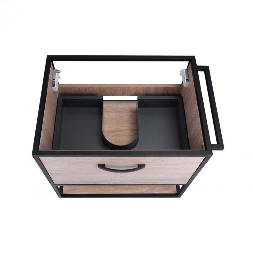 Комплект Qtap Taurus 600х580х437 Whitish oak тумба підвісна + раковина врізна QT2472TPT603WO