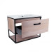 Комплект Qtap Taurus 800х580х437 Whitish oak тумба підвісна + раковина врізна QT2472TPT803WO