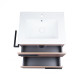 Комплект Qtap Taurus 600х800х437 Whitish oak тумба для підлоги + раковина врізна QT2471TNT603WO