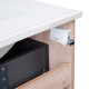 Комплект Qtap Taurus 700х800х437 Whitish oak тумба для підлоги + раковина врізна QT2471TNT703WO