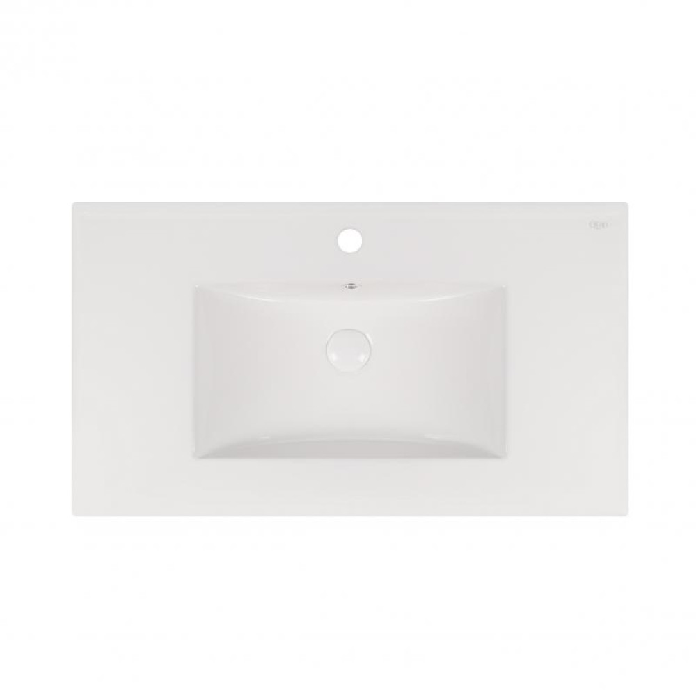 Комплект Qtap Taurus Whitish oak підлогова тумба + раковина врізна QT2471TNT803WO