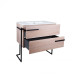 Комплект Qtap Taurus Whitish oak підлогова тумба + раковина врізна QT2471TNT803WO