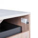 Комплект Qtap Taurus Whitish oak підлогова тумба + раковина врізна QT2471TNT803WO