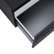 Тумба підвісна Qtap Virgo 600х476х469 Black / White зі стільницею QT1879TPА602BW