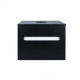 Тумба підвісна Qtap Virgo 600х476х469 Black / White зі стільницею QT1879TPА602BW