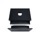Тумба підвісна Qtap Virgo Black/White зі стільницею QT1879TPА702BW