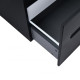 Тумба підвісна Qtap Virgo Black/White зі стільницею QT1879TPА702BW