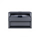 Тумба підвісна Qtap Virgo Black/White зі стільницею QT1879TPА702BW