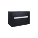 Тумба підвісна Qtap Virgo Black/White зі стільницею QT1879TPА702BW