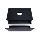 Тумба підвісна Qtap Virgo Black/White зі стільницею QT1879TPА802BW