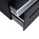 Тумба підвісна Qtap Virgo Black/White зі стільницею QT1879TPА802BW