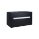 Тумба підвісна Qtap Virgo Black/White зі стільницею QT1879TPА802BW
