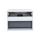 Тумба підвісна Qtap Virgo 600х476х469 White / Whitish oak зі стільницею QT1879TPА601WWO