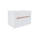 Тумба підвісна Qtap Virgo 700х476х469 White / Whitish oak зі стільницею QT1879TPА701WWO