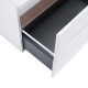 Тумба підвісна Qtap Virgo 700х476х469 White / Whitish oak зі стільницею QT1879TPА701WWO