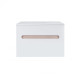 Тумба підвісна Qtap Virgo 700х476х469 White / Whitish oak зі стільницею QT1879TPА701WWO