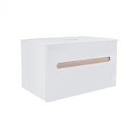 Тумба підвісна Qtap Virgo White/Whitish oak зі стільницею QT1879TPА801WWO
