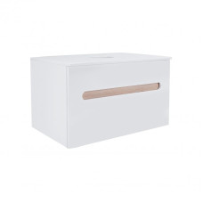 Тумба підвісна Qtap Virgo White/Whitish oak зі стільницею QT1879TPА801WWO