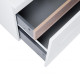 Тумба підвісна Qtap Virgo White/Whitish oak зі стільницею QT1879TPА801WWO
