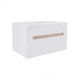 Тумба підвісна Qtap Virgo White/Whitish oak зі стільницею QT1879TPА801WWO