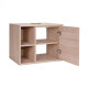 Тумба підвісна Qtap Pisces 600х480х437 Whitish oak зі стільницею QT2579TPL603WO