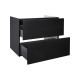 Тумба підвісна Qtap Tern Matt black QT1774TPL702MB