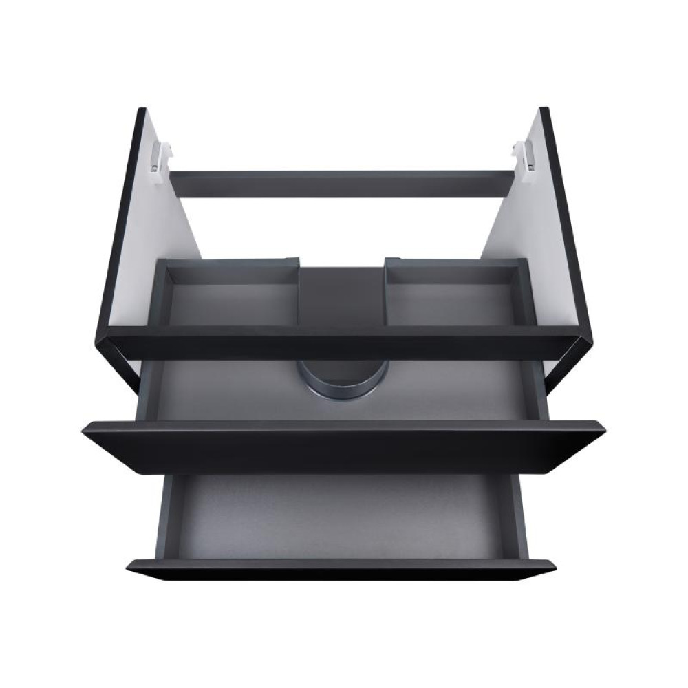 Тумба підвісна Qtap Tern Matt black QT1774TPL702MB