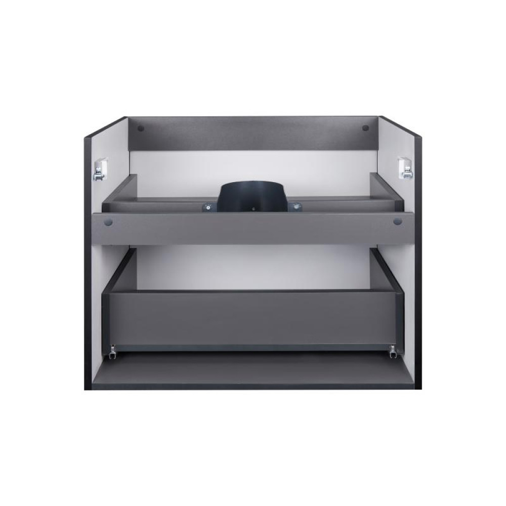 Тумба підвісна Qtap Tern Matt black QT1774TPL702MB