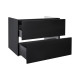 Тумба підвісна Qtap Tern Matt black QT1774TPL802MB