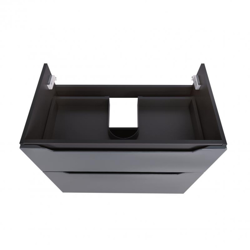 Комплект Qtap Scorpio Graphite тумба для підлоги + раковина врізна QT1471TNВ8023080CG 