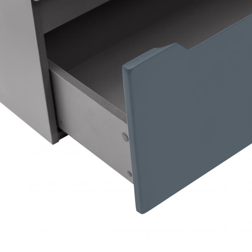 Комплект Qtap Scorpio Graphite тумба для підлоги + раковина врізна QT1471TNВ8023080CG 