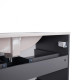 Комплект Qtap Scorpio Graphite тумба для підлоги + раковина врізна QT1471TNВ8023080CG 