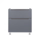 Тумба для підлоги Qtap Scorpio Graphite QT1473TNВ702G