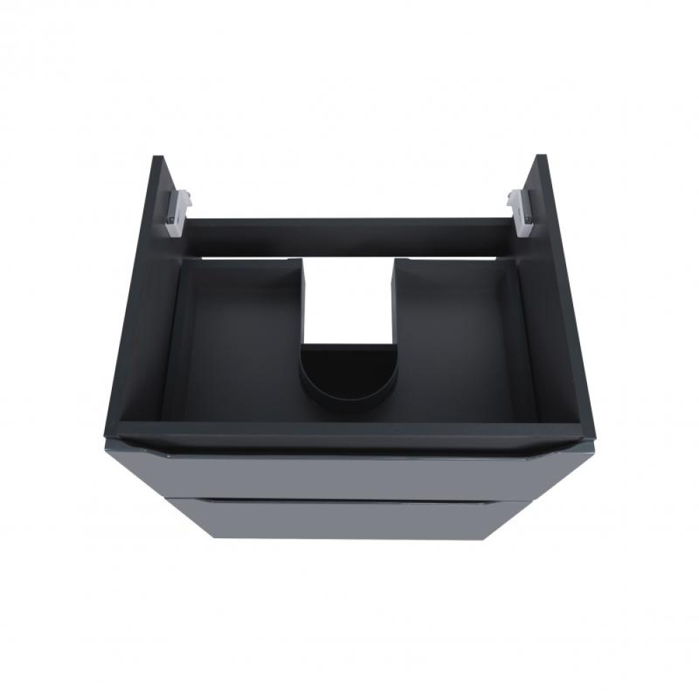 Комплект Qtap Scorpio Graphite тумба для підлоги + раковина врізна QT1471TNВ6023060CG