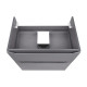 Комплект Qtap Scorpio Graphite тумба підлогова + раковина врізна QT1471TNВ7023070CG