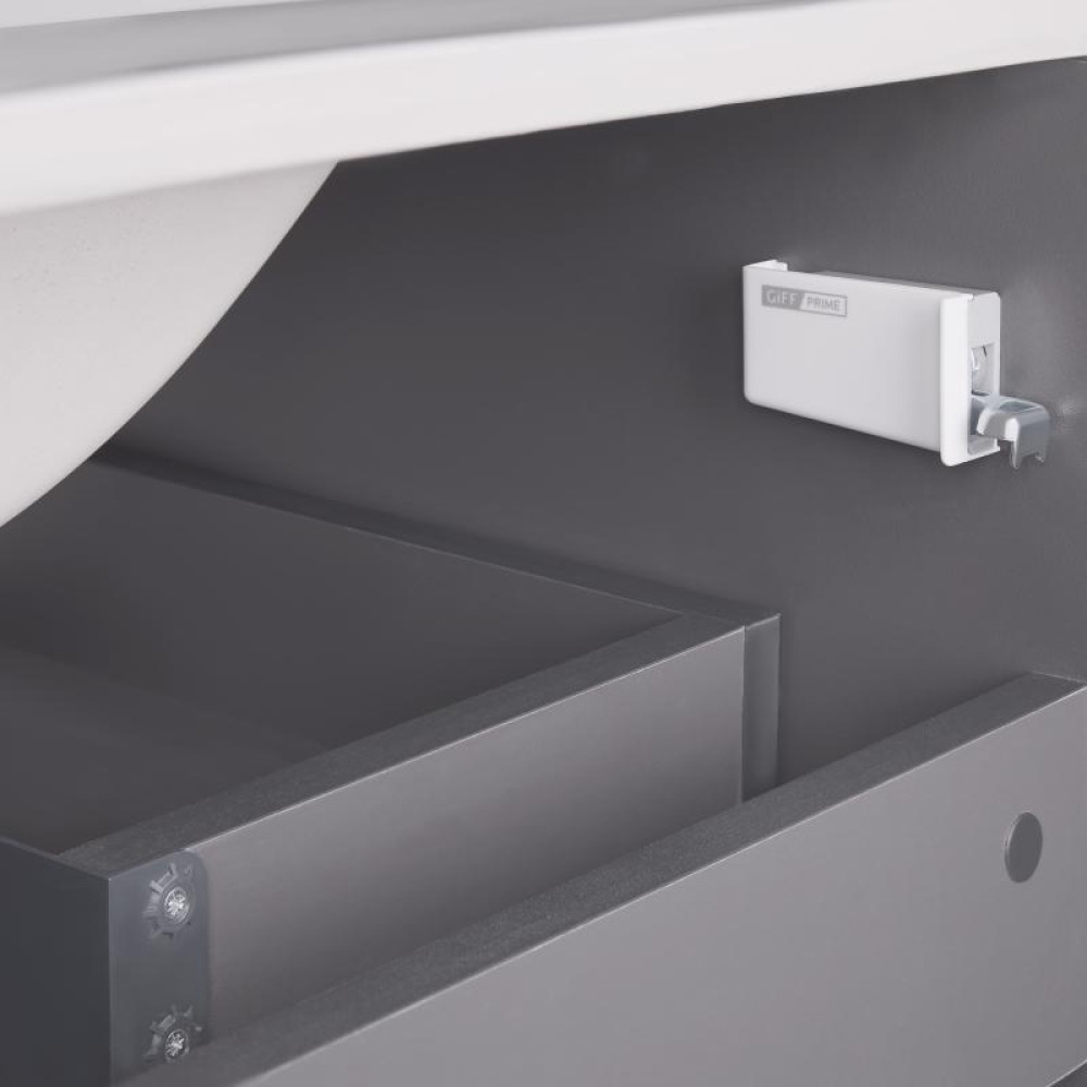 Комплект Qtap Scorpio Graphite тумба підлогова + раковина врізна QT1471TNВ7023070CG
