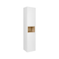 Пенал подвесной Qtap Robin White/Whitish oak QT1376PN1651LWWO