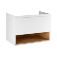 Тумба підвісна Qtap Robin WHITE/WHITISH OAK QT1374TPВ8001NWWO