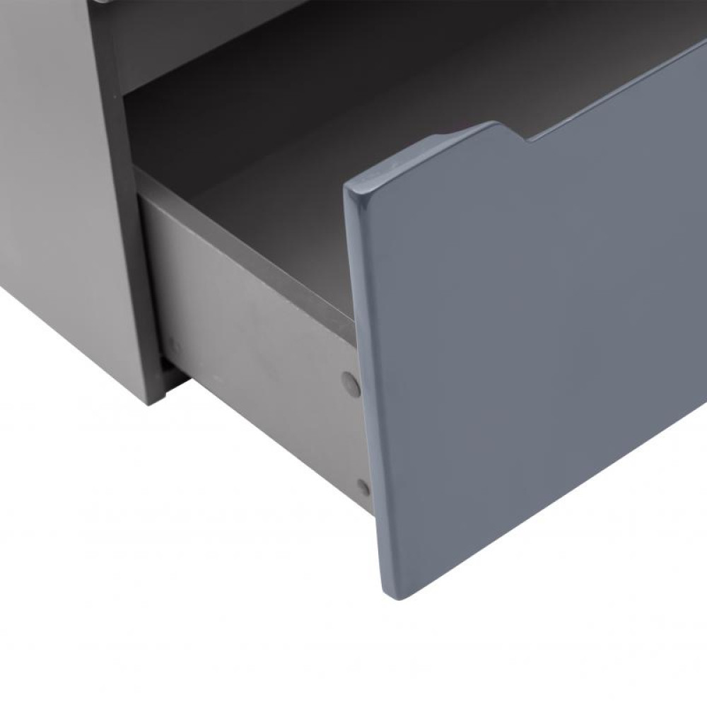 Тумба підвісна Qtap Robin Scorpio GRAPHITE QT1474TPВ802NG
