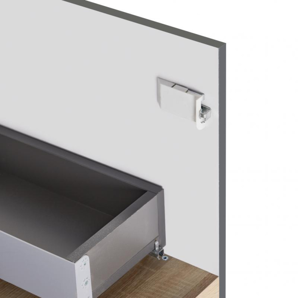 Тумба підвісна Qtap Robin GRAPHITE/WHITISH OAK QT1374TPВ9002NGWO