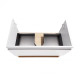 Тумба підвісна Qtap Robin WHITE/WHITISH OAK QT1374TPВ9001NWWO