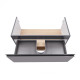 Тумба підвісна Qtap Robin GRAPHITE/WHITISH OAK QT1374TPВ1002NGWO