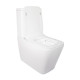 Унітаз-компакт Qtap Crow безободковий з сидінням Soft-close QT05222170W